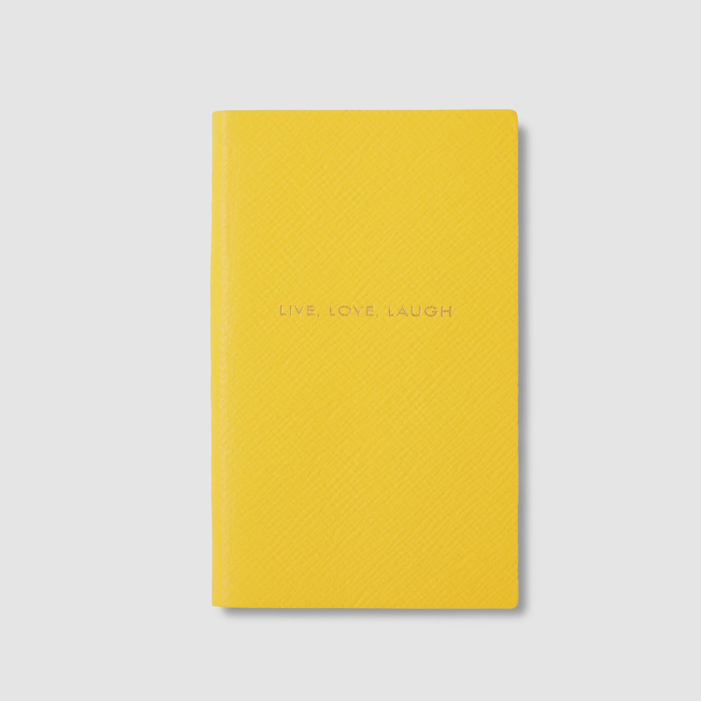 Live, Love, Laugh Panama Notebook Lemon