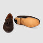 Tassel Loafer Brown Suede 666