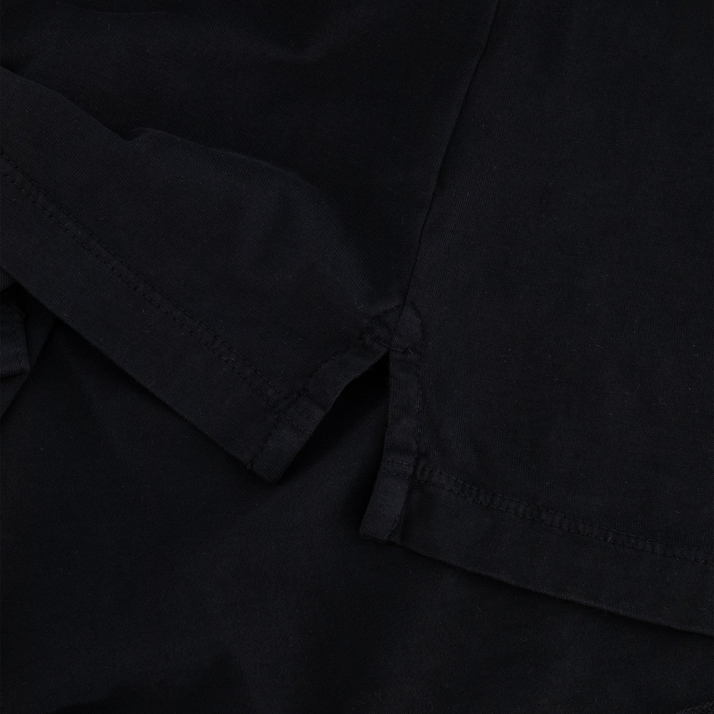 Clean Long Sleeve Jersey Shirt Black