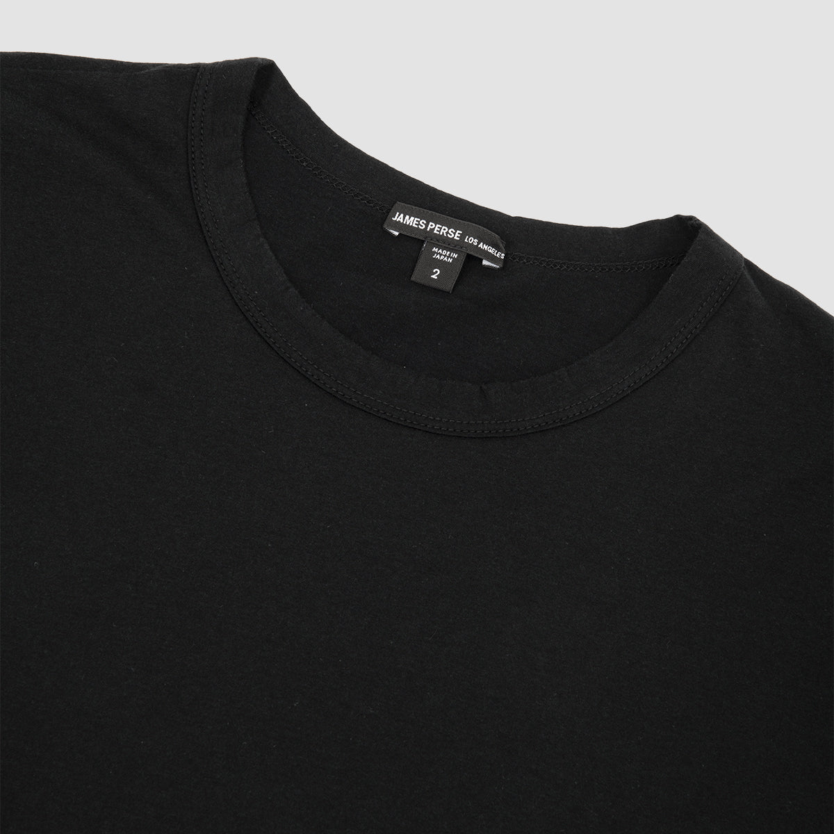 Luxe Lotus Jersey T-Shirt - Black