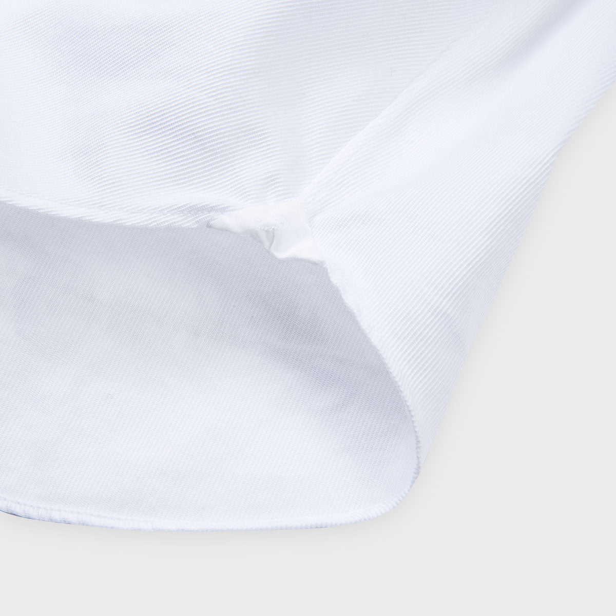 Enzymed Washed Napoli fit Luigi Collar Shirt - White