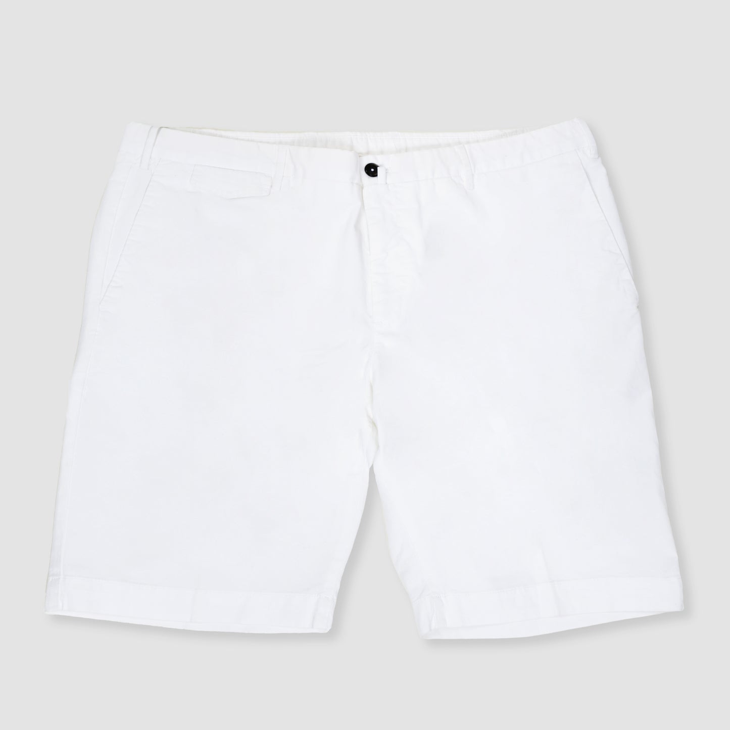 Shorts in Lighweight Stretch Cotton White