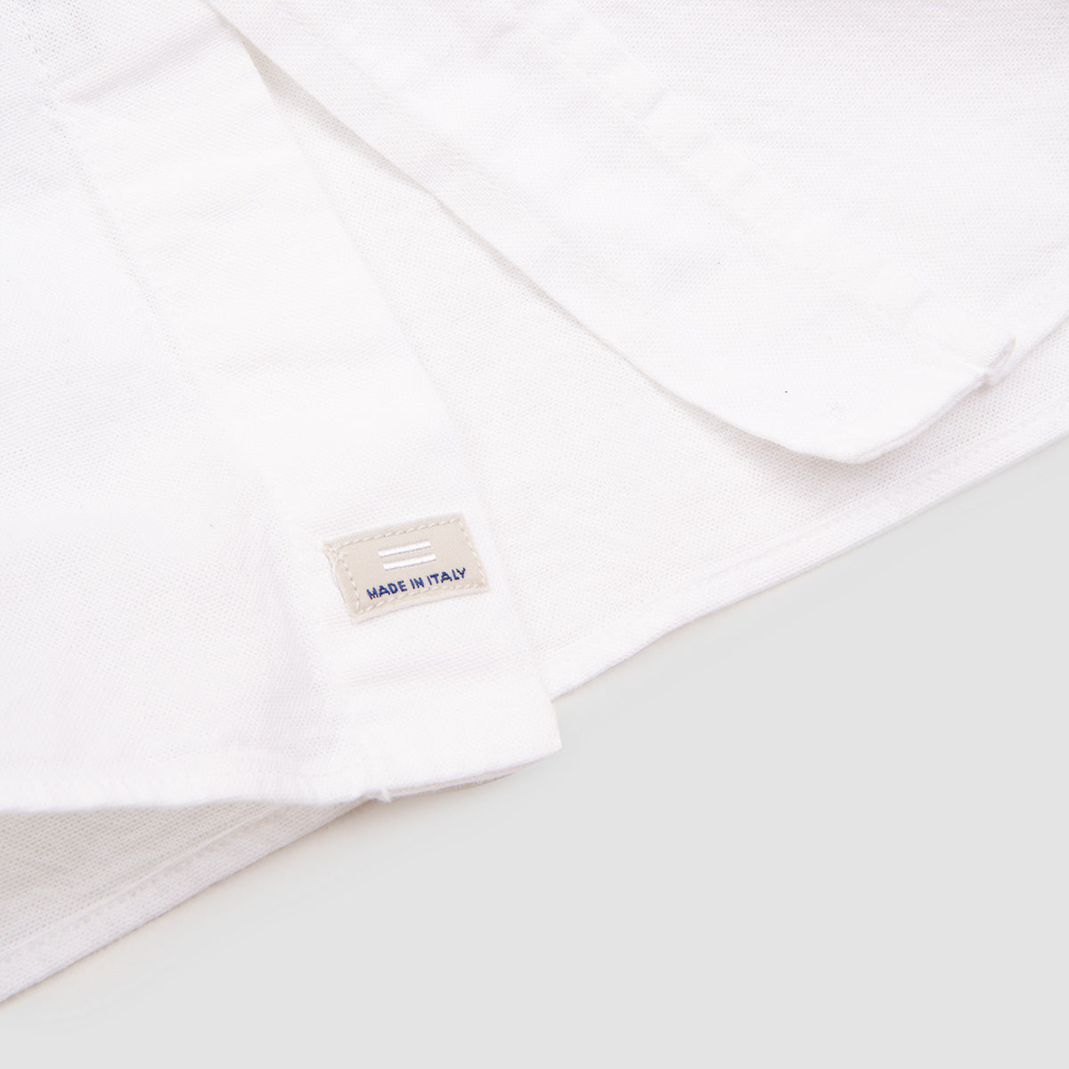White Chambray Cotton Shirt