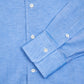 Silver Deer Acqua Blue Carlo Riva Cotton Linen Double Shirt