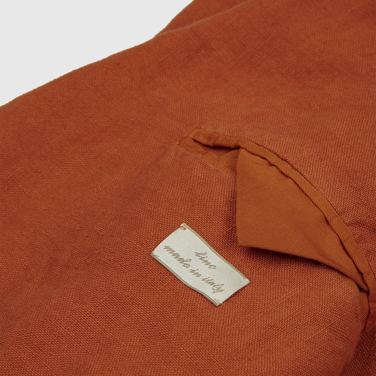 Linen Canvas Jacket - Cinnamon