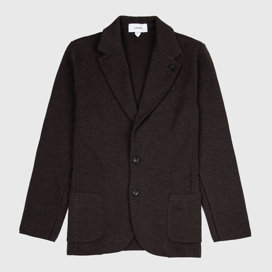 Wool Knit jacket - Brown