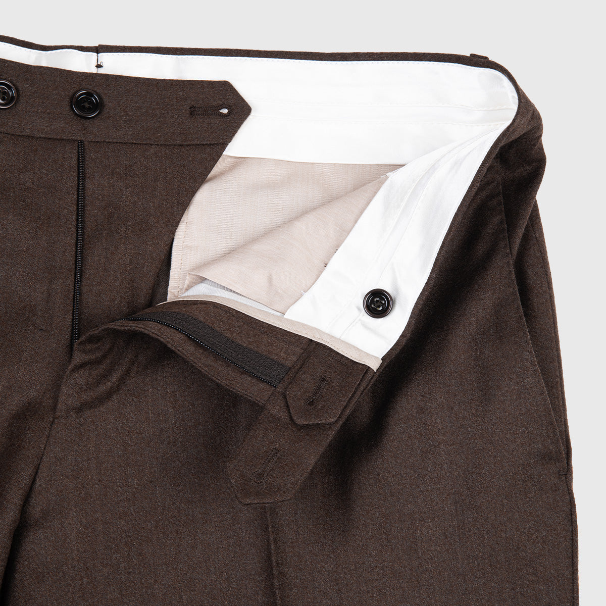 Cashmere Wool Suit - Brown