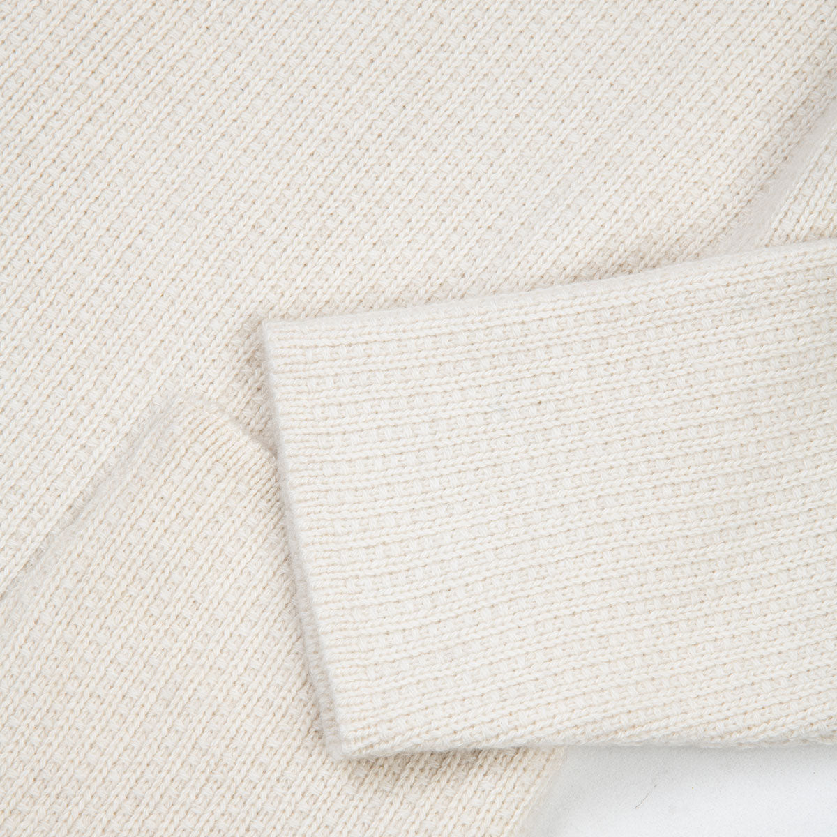 Cashmere Knit Jacket - Cream