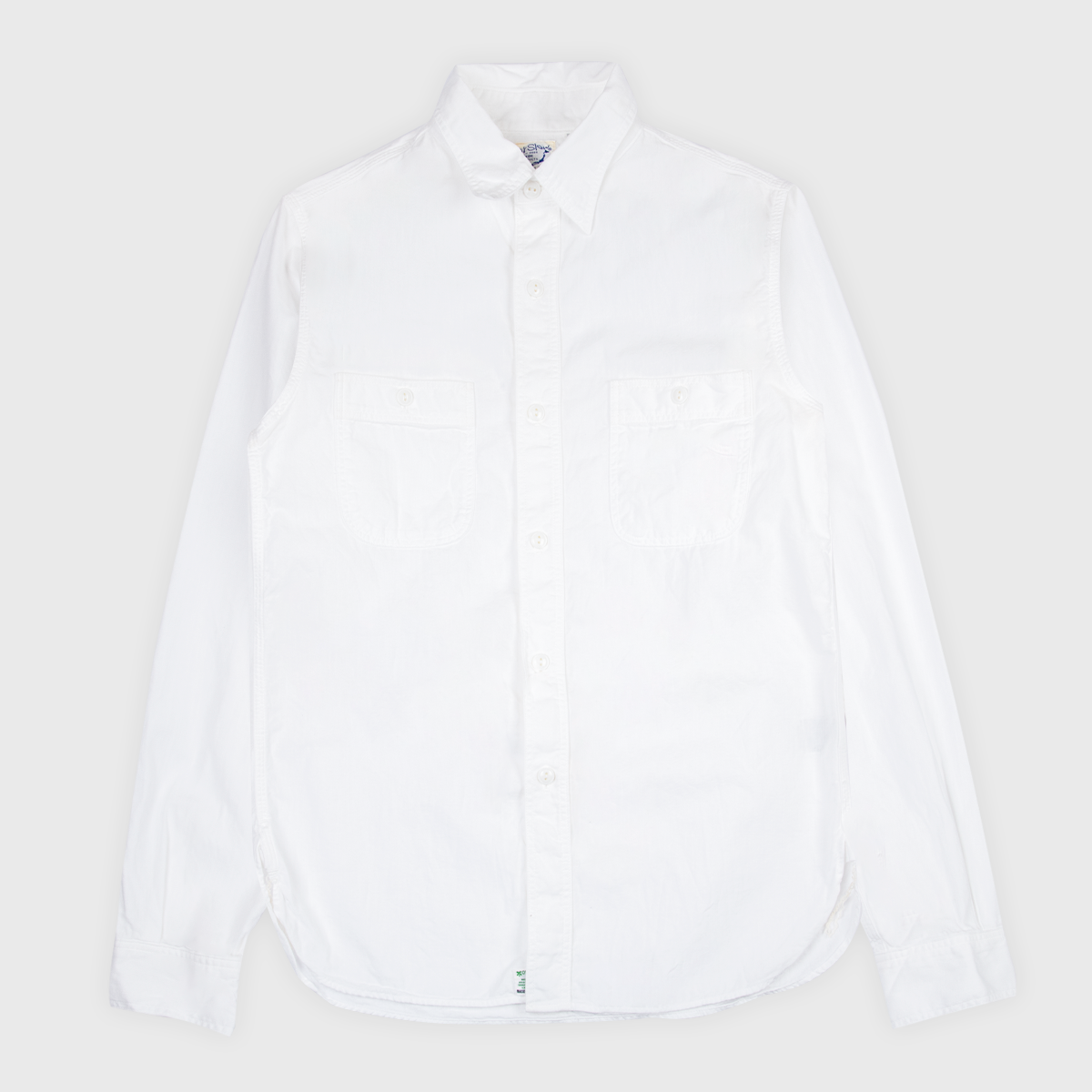 Chambray Work Shirt - White