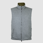Suede & Cashmere Reversible Vest - Olive