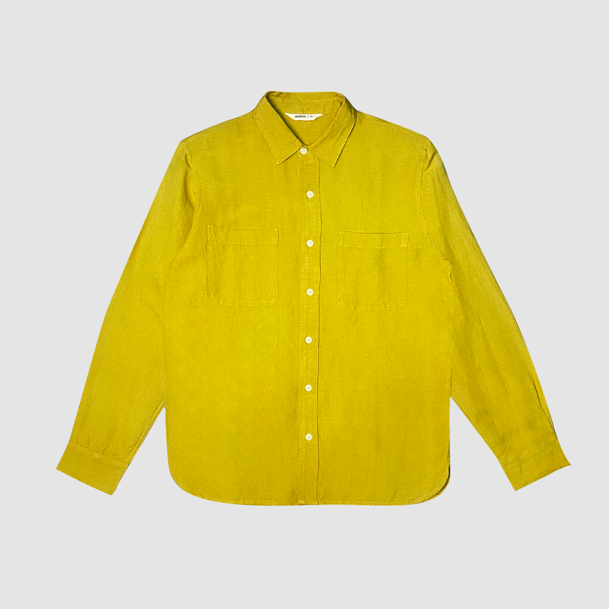 Mechanic Shirt ~ Chartreuse Viscose Linen - Yellow
