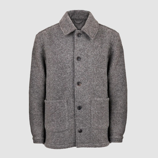Jorvi Boiled Wool Jacket - Grey