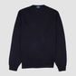 Wool Crewneck Sweater - Navy