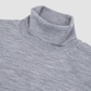 Wool Turtleneck Sweater - Light Grey