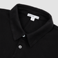 Sueded Jersey Rugby Polo - Black