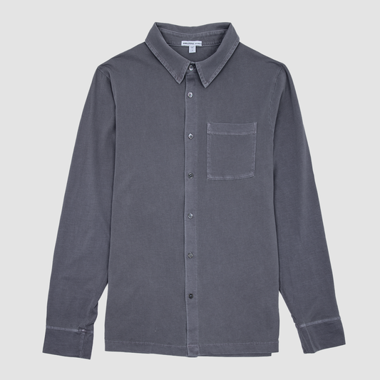 Clean Long Sleeve Jersey Shirt Flannel