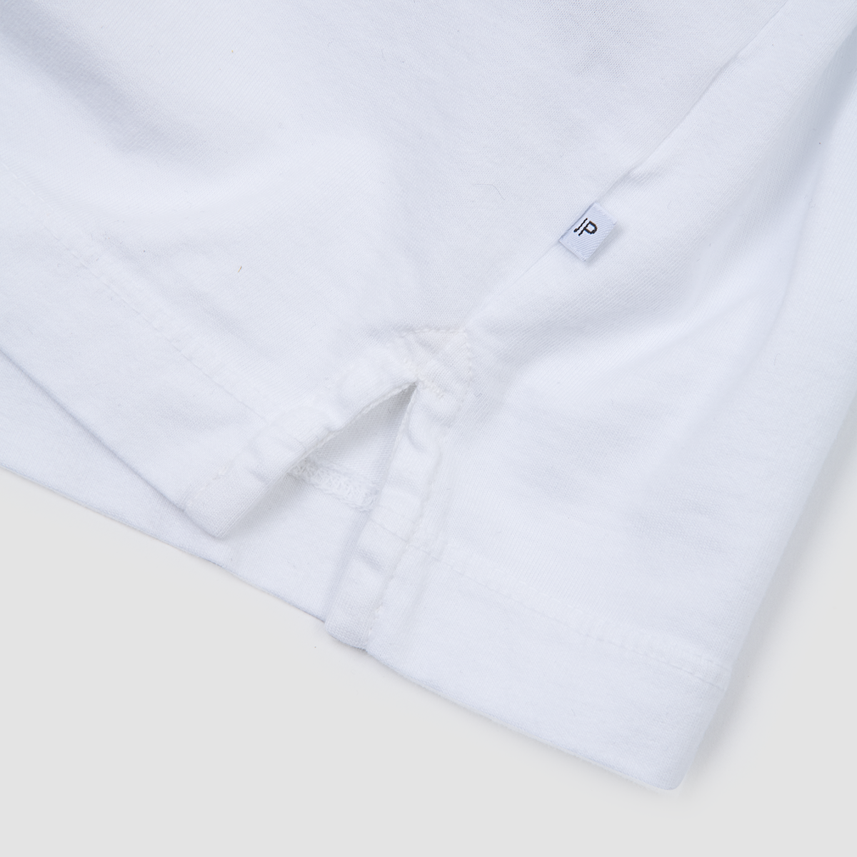 Clean Long Sleeve Jersey Shirt - White