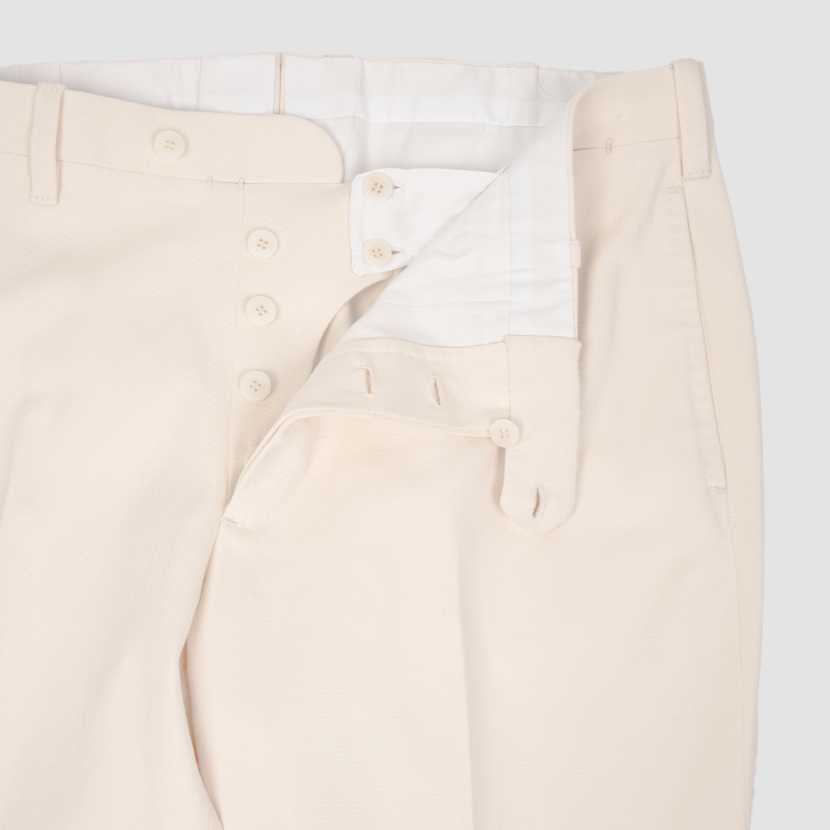 Woven Taylor Made Cream Trouser