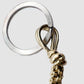 Scoubidou .925 Gold Vermeil Keychain