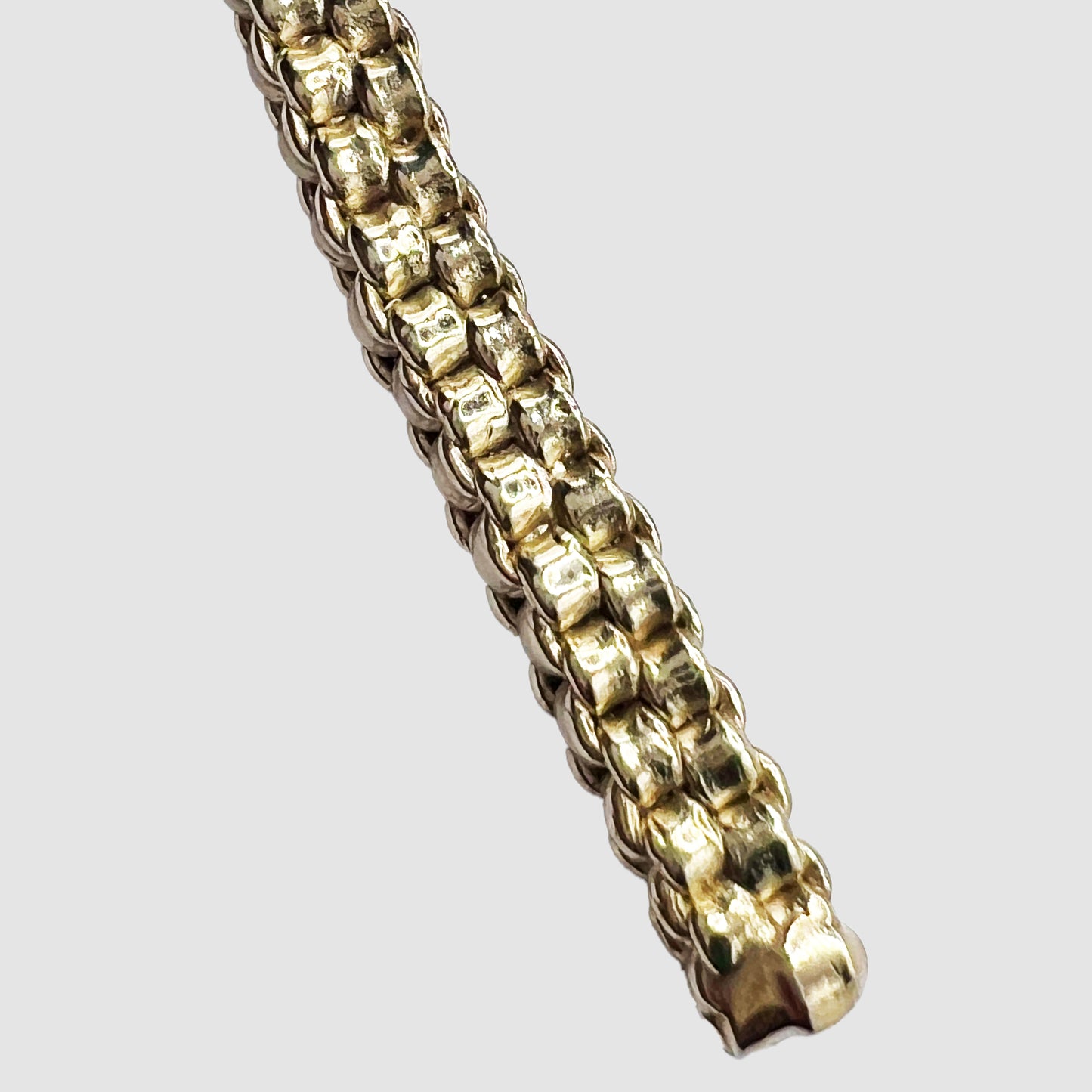 Scoubidou .925 Gold Vermeil Keychain