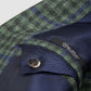 Green and Navy Cashmere Overcheck Jacket