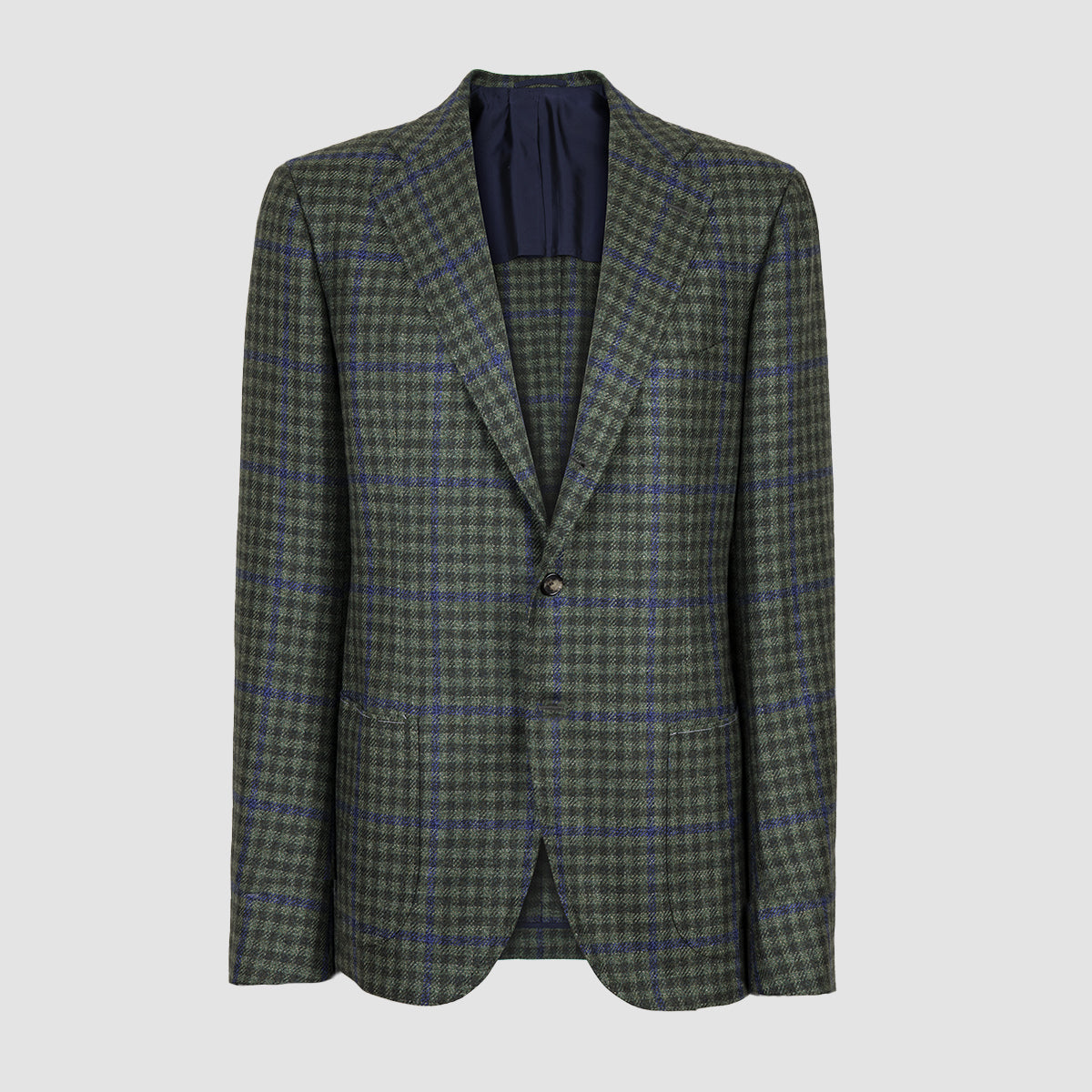 Cashmere Overcheck Jacket