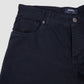 Navy Cotton Cashmere 5 Pocket Trousers