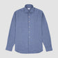 Navy & Blue checked Lightweight Flannel Shirt