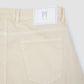 5 Pocket Trousers Cotton Cashmere Stretch Drill - Y012 Cream
