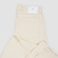 5 Pocket Trousers Cotton Cashmere Stretch Drill - Y012 Cream