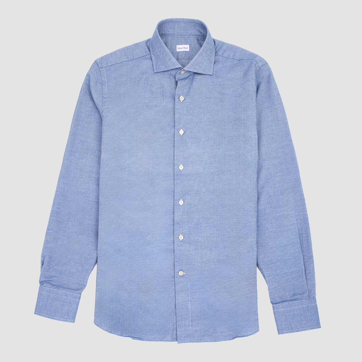 Carlo Riva Blue Oxford Flannel Shirt
