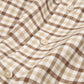 Brown Check Cotton Tencel Shirt