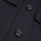 Navy Wool Overshirt - Navy