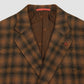 Capri Jacket in Brown and Black Overcheck