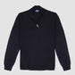 Favonio Quarter Zip Sweater - Navy