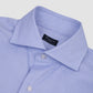 Blue Pin Point with Eduardo Spread Collar in Napoli Fit Dress Shirt