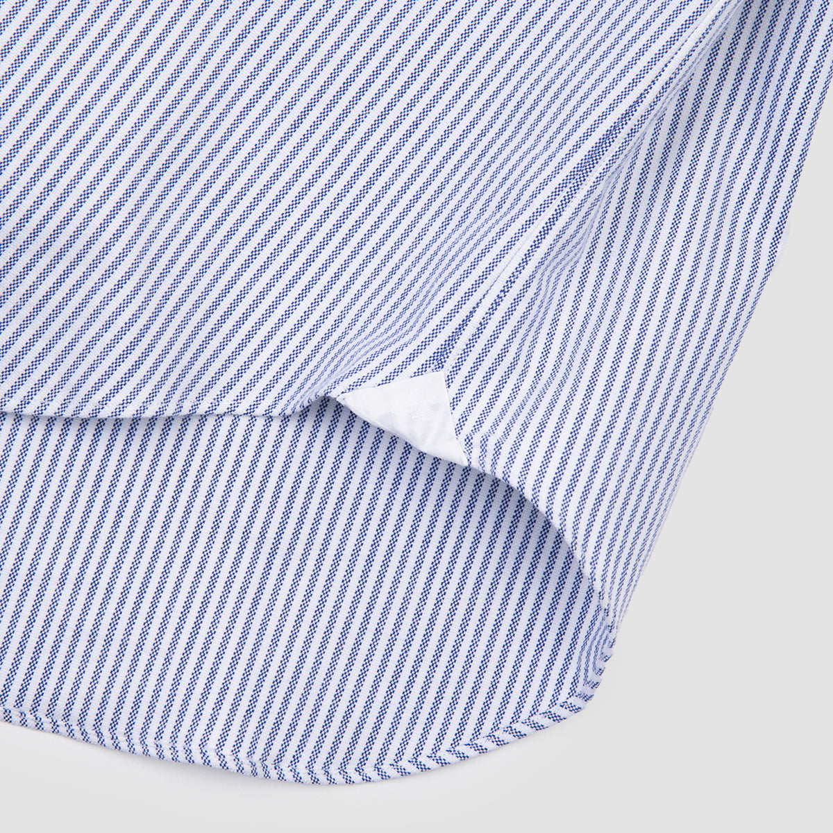 White & Blue Stripped Oxford with Luigi collar in Tokyo Fit Sportshirt