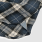 BENOIT Shirt Japanese cotton Linen Wrinkle Check Dknavy/Navy/White