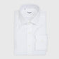 White Tullio Collar Cotton Linen Shirt