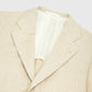 Solid Beige Silk and Cashmere Jacket