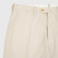 Hand Made Cotton, Wool and Silk Beige Trousers