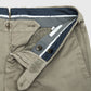 Cotton Silk Chino Trousers Y121 Taupe