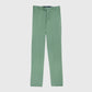 Cotton Silk Chino Trousers Y433 Sage