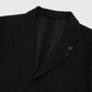 Cotton Silk Super Fine Jersey Single Breasted Jacket Black
