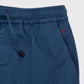 Gabardine Comfort Cotton Drawstring Trousers Light Blue