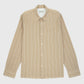 EMORY Stripped Cotton Shirt Khaki/Ecru/Grey