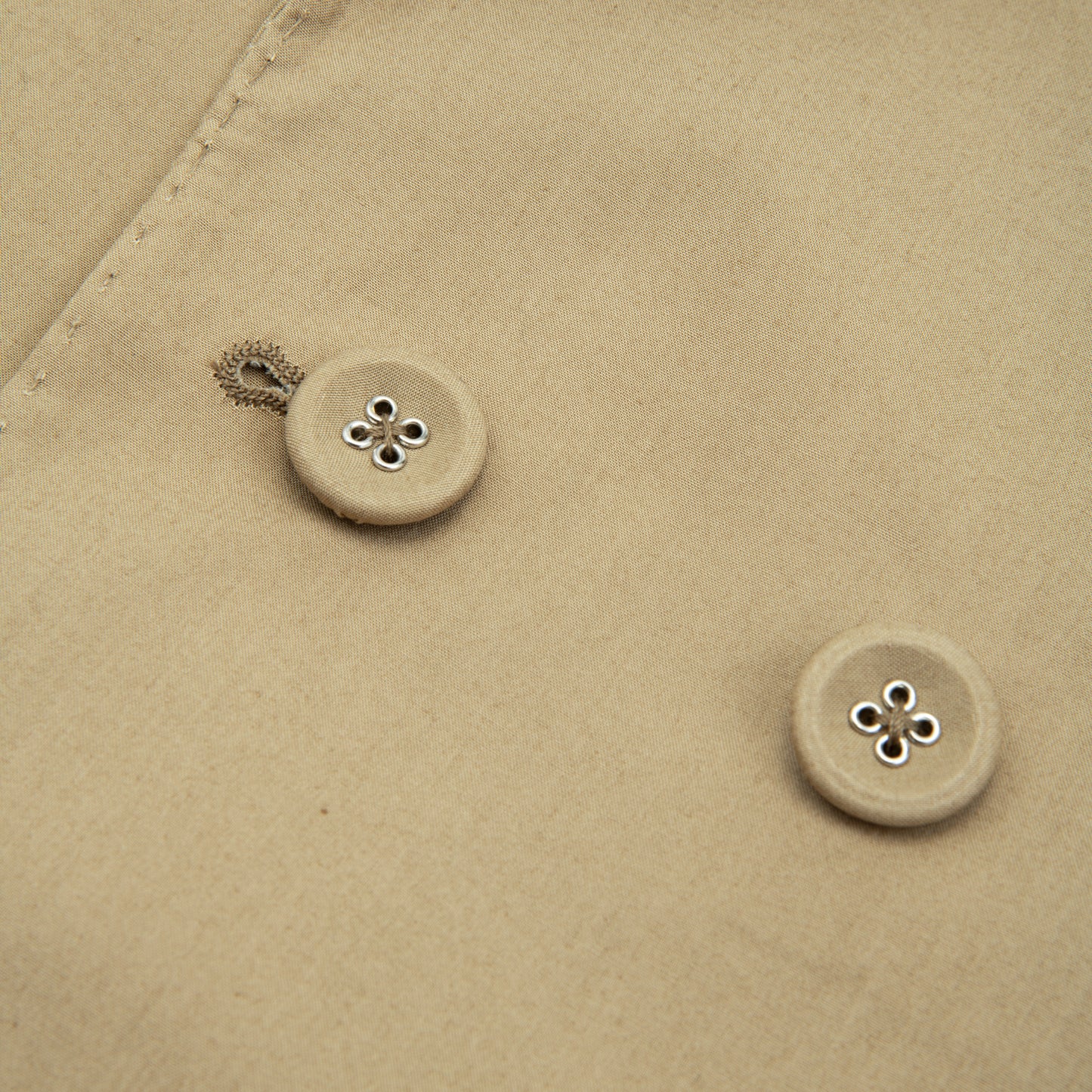 LEON Jacket Italian Cotton Poplin British Khaki