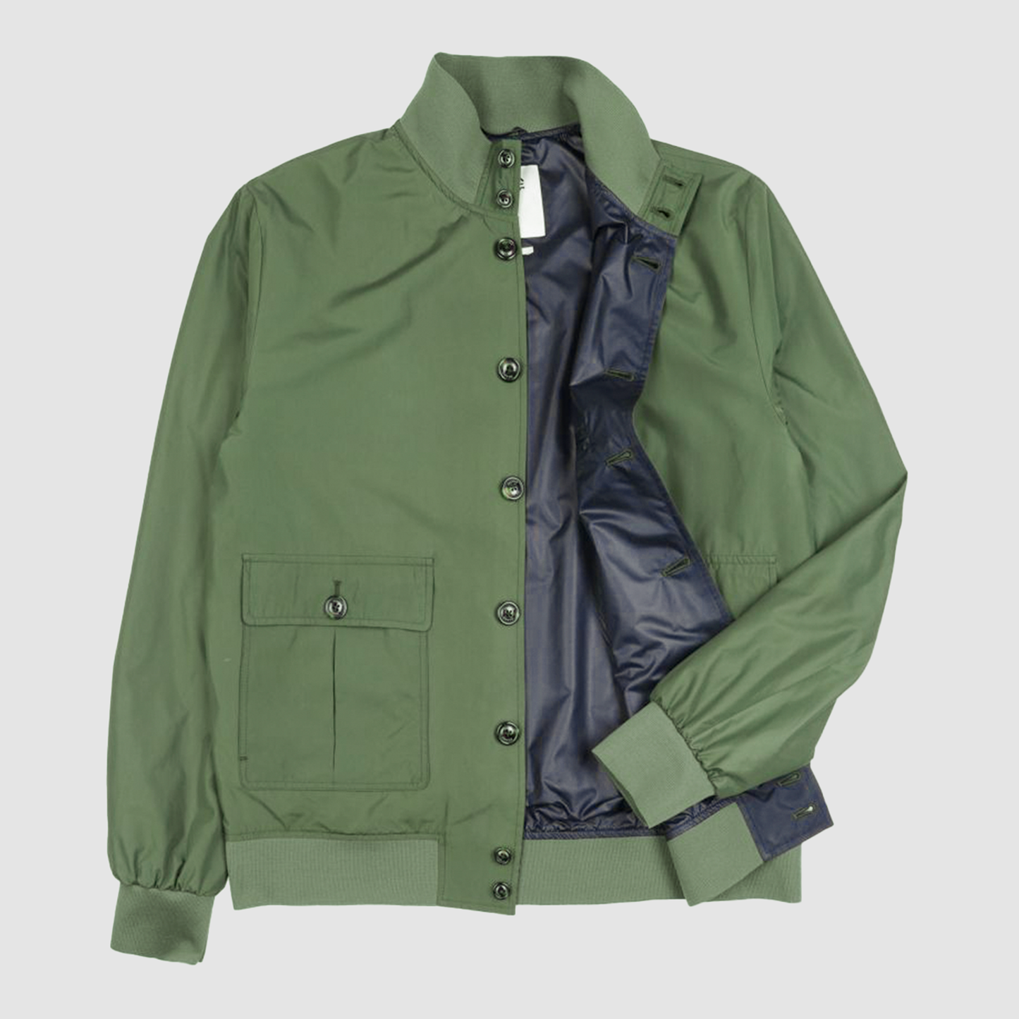 Valstarino Packable Jacket, Water-Repellent in Super Light Fabric - Green