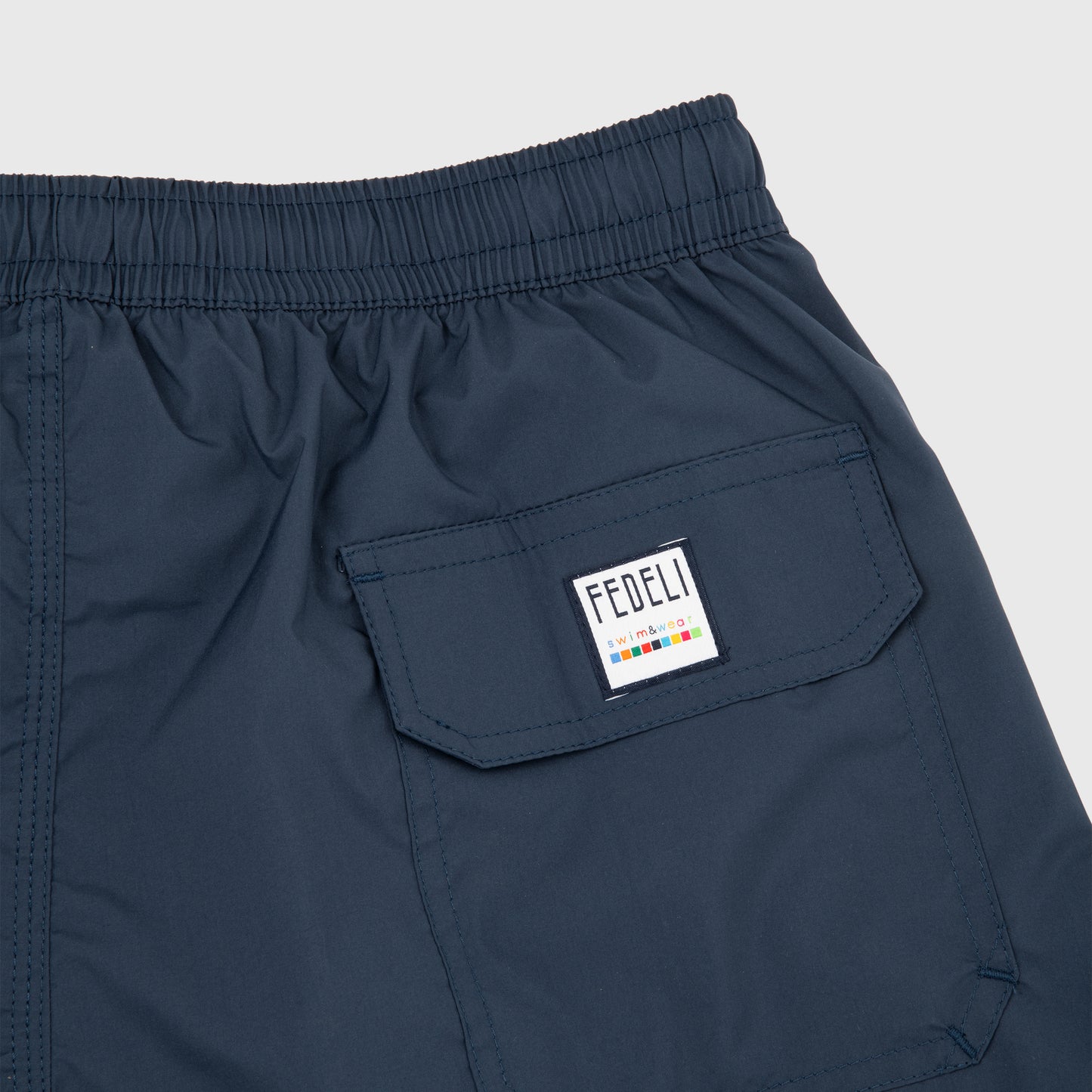 Madeira Solid Color Swim Trunk Navy 141