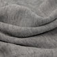 Knit Polo in Linen Cotton Grey Melange